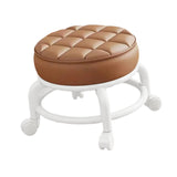 Maxbell 360° Rotating Low Roller Seat Stool Low Noise for Kitchen Barber Shop Office coffee
