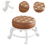 Maxbell 360° Rotating Low Roller Seat Stool Low Noise for Kitchen Barber Shop Office coffee