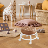 Maxbell 360° Rotating Low Roller Seat Stool Low Noise for Kitchen Barber Shop Office coffee