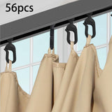 Maxbell 56x Hooks for Gazebo Curtains for Drapes Multipurpose Use Canopy Curtain Kit
