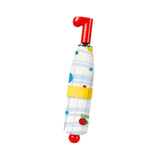 Maxbell Sun Umbrella Portable 8 Ribs Rain Umbrella for Beach Outdoor Activities Trip Blue Colorful Dots