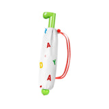 Maxbell Sun Umbrella Portable 8 Ribs Rain Umbrella for Beach Outdoor Activities Trip Letters