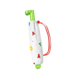 Maxbell Sun Umbrella Portable 8 Ribs Rain Umbrella for Beach Outdoor Activities Trip Letters