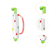 Maxbell Sun Umbrella Portable 8 Ribs Rain Umbrella for Beach Outdoor Activities Trip Letters