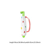 Maxbell Sun Umbrella Portable 8 Ribs Rain Umbrella for Beach Outdoor Activities Trip Letters