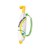 Maxbell Sun Umbrella Portable 8 Ribs Rain Umbrella for Beach Outdoor Activities Trip Yellow