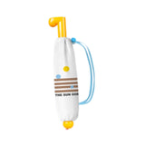 Maxbell Sun Umbrella Portable 8 Ribs Rain Umbrella for Beach Outdoor Activities Trip Coffee Striped