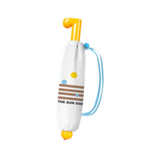 Maxbell Sun Umbrella Portable 8 Ribs Rain Umbrella for Beach Outdoor Activities Trip Coffee Striped