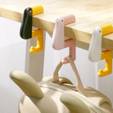 Maxbell Duck Shaped Table Hook Sturdy for Bar School/Office Storage and Organization Pink