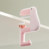 Maxbell Duck Shaped Table Hook Sturdy for Bar School/Office Storage and Organization Pink