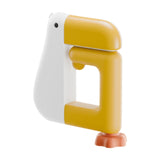 Maxbell Duck Shaped Table Hook Sturdy for Bar School/Office Storage and Organization White and Yellow