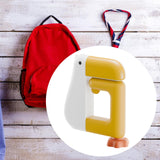 Maxbell Duck Shaped Table Hook Sturdy for Bar School/Office Storage and Organization White and Yellow