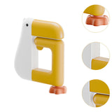 Maxbell Duck Shaped Table Hook Sturdy for Bar School/Office Storage and Organization White and Yellow