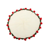 Maxbell Hand Knitting Flower Bouquet Blanket Home Decoration for Birthday Party Gift White