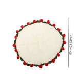 Maxbell Hand Knitting Flower Bouquet Blanket Home Decoration for Birthday Party Gift White