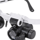 Maxbell Miniature Magnifying Glass Engraving Tool Telescopic Portable with LED Light