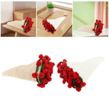 Maxbell Flower Bouquet Blanket Creative Crochet Blanket for Party Housewarming Gifts Beige