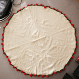Maxbell Flower Bouquet Blanket Creative Crochet Blanket for Party Housewarming Gifts Beige
