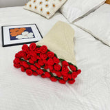Maxbell Flower Bouquet Blanket Creative Crochet Blanket for Party Housewarming Gifts Beige