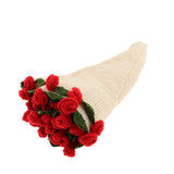 Maxbell Flower Bouquet Blanket Creative Crochet Blanket for Party Housewarming Gifts Beige