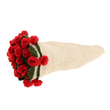 Maxbell Flower Bouquet Blanket Creative Crochet Blanket for Party Housewarming Gifts Beige