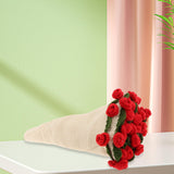 Maxbell Flower Bouquet Blanket Creative Crochet Blanket for Party Housewarming Gifts Beige