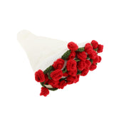 Maxbell Flower Bouquet Blanket Creative Crochet Blanket for Party Housewarming Gifts White