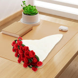 Maxbell Flower Bouquet Blanket Creative Crochet Blanket for Party Housewarming Gifts White