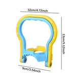 Maxbell Gallon Water Bottle Handle Lifter Lifting Tool Drinking Water Bottle Carrier Yellow Blue