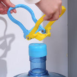 Maxbell Gallon Water Bottle Handle Lifter Lifting Tool Drinking Water Bottle Carrier Yellow Blue