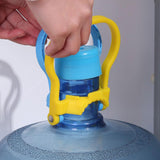 Maxbell Gallon Water Bottle Handle Lifter Lifting Tool Drinking Water Bottle Carrier Yellow Blue
