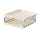 Maxbell Desktop File Sorter Organizer Desk Supplies Letter Organizer Document Holder White 2 Tier