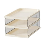 Maxbell Desktop File Sorter Organizer Desk Supplies Letter Organizer Document Holder White 3 Tier