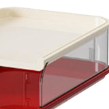 Maxbell Desktop File Sorter Organizer Desk Supplies Letter Organizer Document Holder Red White 2 Tier