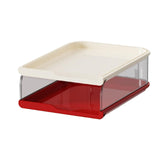 Maxbell Desktop File Sorter Organizer Desk Supplies Letter Organizer Document Holder Red White 2 Tier