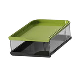 Maxbell Desktop File Sorter Organizer Desk Supplies Letter Organizer Document Holder Black Green 2 Tier