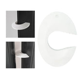 Maxbell Door Stopper Prevent Door from Closing for Kids Accessories Door Pinch Guard White