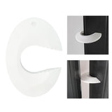 Maxbell Door Stopper Prevent Door from Closing for Kids Accessories Door Pinch Guard White