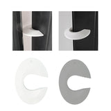 Maxbell Door Stopper Prevent Door from Closing for Kids Accessories Door Pinch Guard White