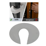 Maxbell Door Stopper Prevent Door from Closing for Kids Accessories Door Pinch Guard Gray
