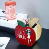 Maxbell Wooden Pencil Holder Versatile Storage Organizer for Home Stationery Bedroom