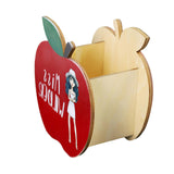 Maxbell Wooden Pencil Holder Versatile Storage Organizer for Home Stationery Bedroom