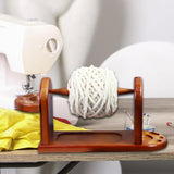 Maxbell Yarn Holder for Crocheting Wooden Thread Holder Rack Yarn Dispenser Knitting