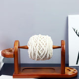 Maxbell Yarn Holder for Crocheting Wooden Thread Holder Rack Yarn Dispenser Knitting