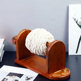 Maxbell Yarn Holder for Crocheting Wooden Thread Holder Rack Yarn Dispenser Knitting