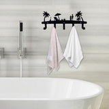 Maxbell Wall Mounted Key Rack Multifunction Iron 5 Hooks for Bedroom Home Front Door