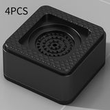 Maxbell 4 Pieces Anti Vibration Pads Sturdy Furniture Pad for Bed Table Washer Dryer 1 layer