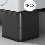 Maxbell 4 Pieces Anti Vibration Pads Sturdy Furniture Pad for Bed Table Washer Dryer 2 layer