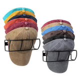 Maxbell Baseball Caps Storage Rack Metal Simple Hat Holder for Bedroom Entrance Home