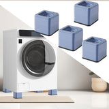 Maxbell 4Pcs Washing Machine Anti Vibration Pads for Home Use Dryer Floor Protection 2 Layers